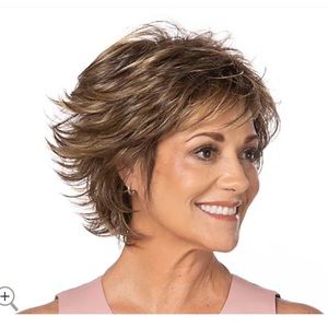 Toni Brattin Fashion Flair Shag Cut Mid-Length Wig- Brown Blonde